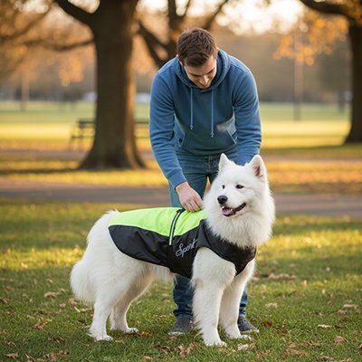 imperméable pour chien avec capuche pluie