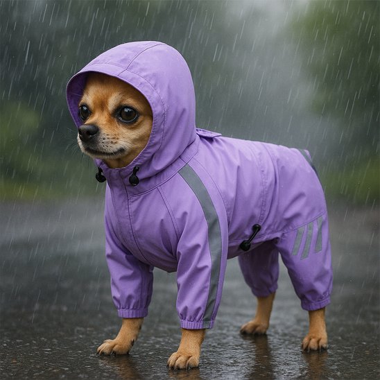 imperméable pour chien pluie réfléchissant