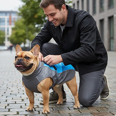 imperméable pour chien réfléchissant promenade