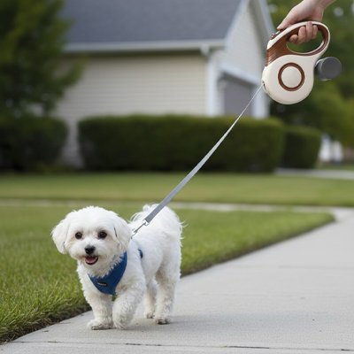 laisse chien enrouleur prise en main confortable