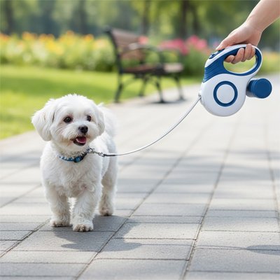 laisse chien enrouleur rétractable utilisation extérieur