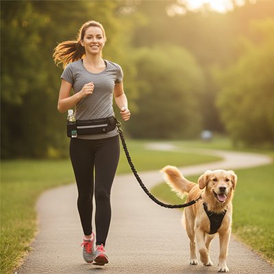 laisse chien main libre confortable