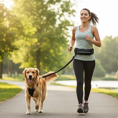 laisse chien main libre utilisation pratique