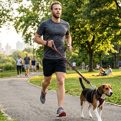 laisse chien solide poignée confort