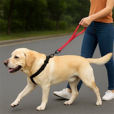 laisse de chien pour promenade quotidienne