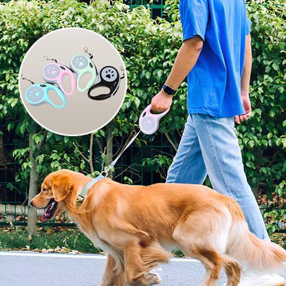 laisse pour chien enrouleur plusieurs couleurs