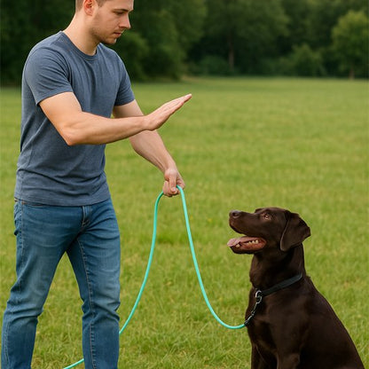 longe chiens entrainement promenade