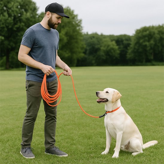 longe chiens entrainement rappel