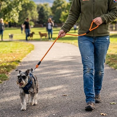 longe pour chien sécurité entrainement