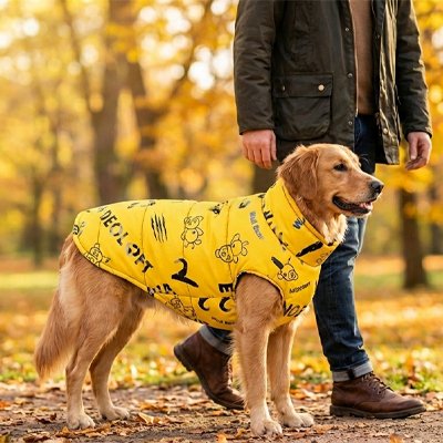 manteau chien chaud pour sortie hiver