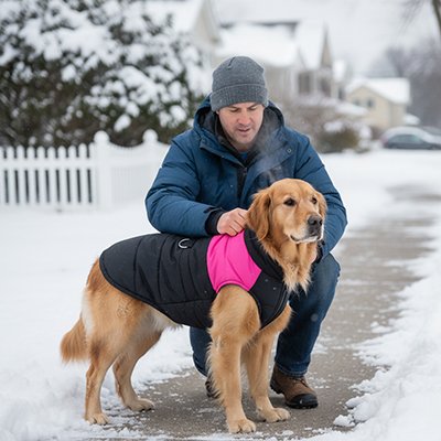 manteau chien chaud protection froid
