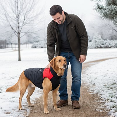 manteau chien hiver chaud imperméable
