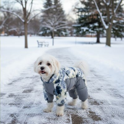 manteau chien imperméable doublure polaire