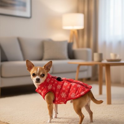 manteau pour petit chien rembourre confortable