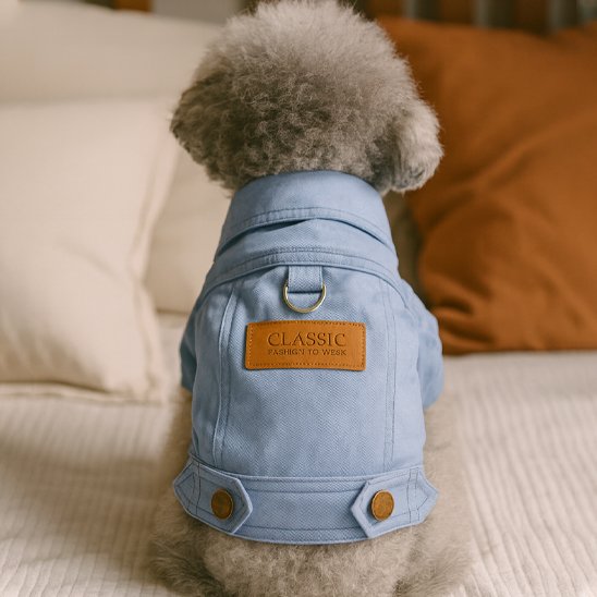 manteaux chien col relevé pour promenade