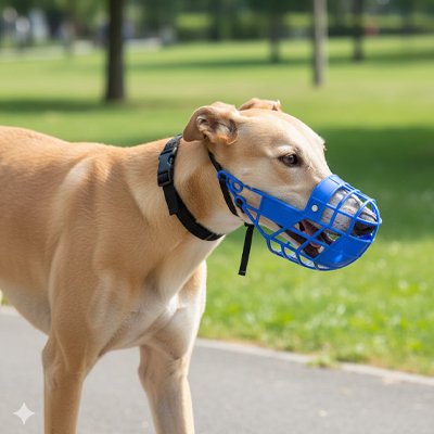 museliere chien anti morsure sécurité promenade