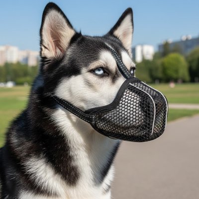 museliere chien contrôle aboiement morsure