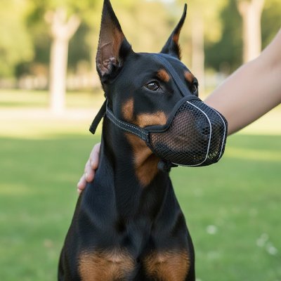 museliere chien respirant petit grand chien