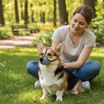 muselière petit chien panier confort