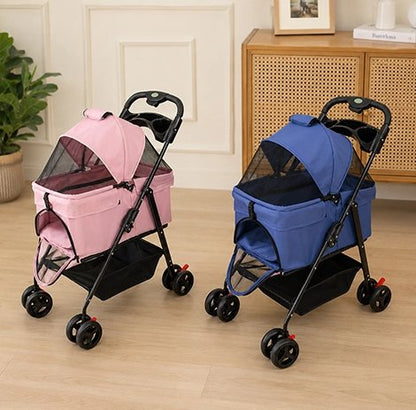 pousette pour chien pliable pratique
