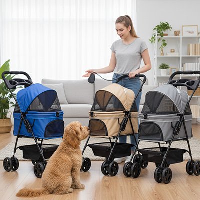 poussette chien légère pour sorties
