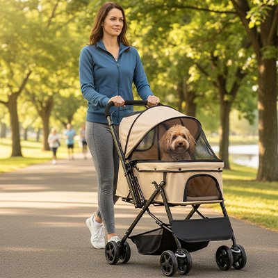 poussette chien pratique pour transport