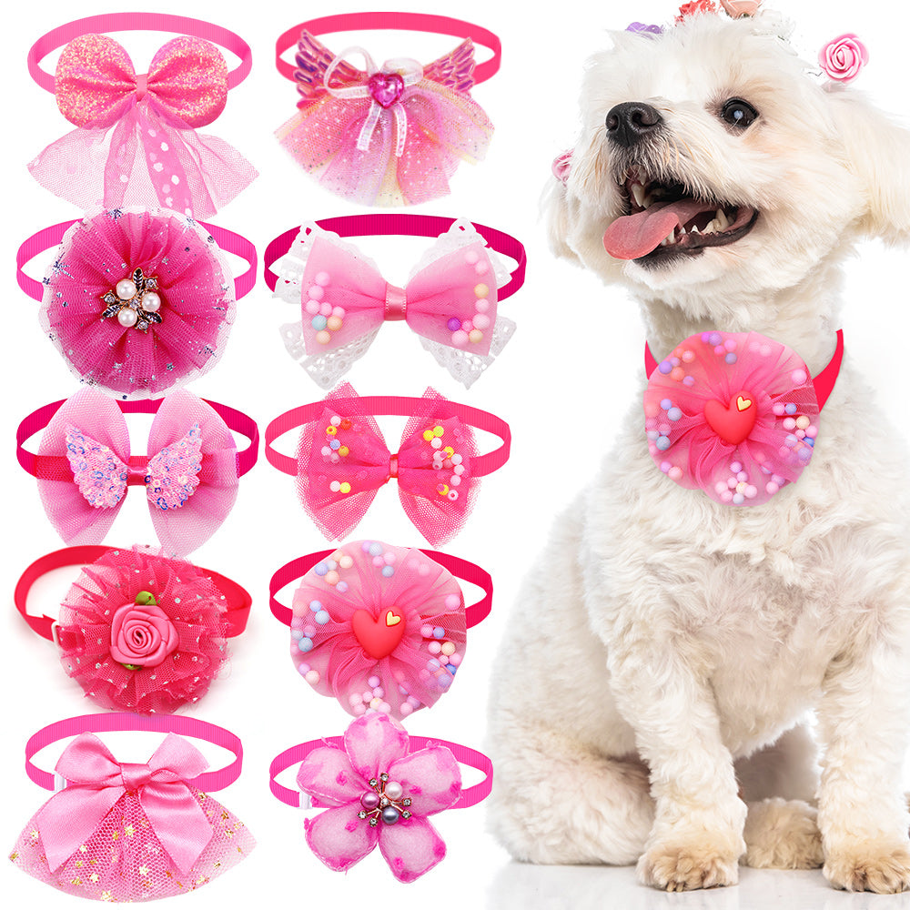 Collier Chien | Design Mignon avec Nœud