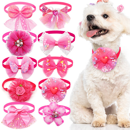 Collier Chien | Design Mignon avec Nœud