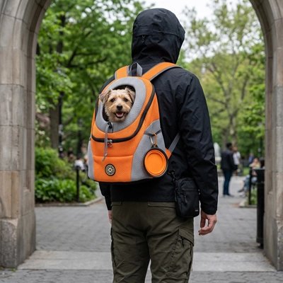 sac a dos chien transport confortable