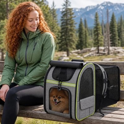 sac à dos pour chiens robuste structure renforcée