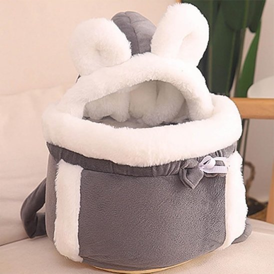 Sac de transport chien ouvert en style de panier 