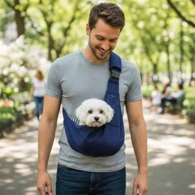 sac de transport chien maintien sécurisé