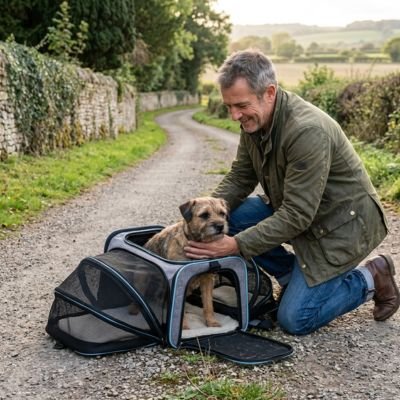 sac de transport chien voyage voiture