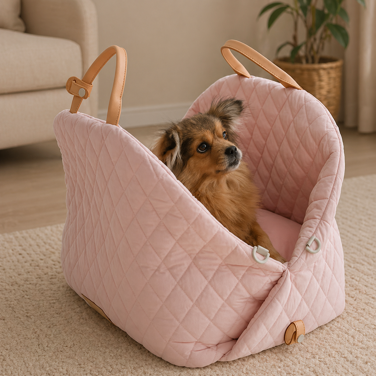 sac de transport de chien design moderne aéré