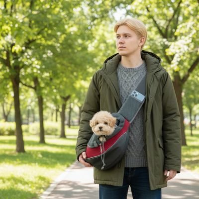 sac de transport petit chien voyage sécurisé