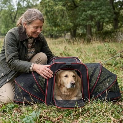 sac de transport pour chien léger pratique