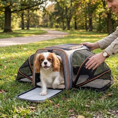 sac de transport pour chien petit format 