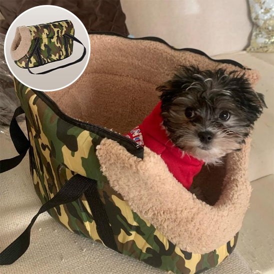 sac de transport pour chien poignées solides 
