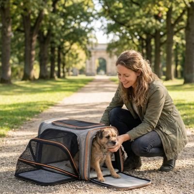 sac de transport pour chien sortie urbaine