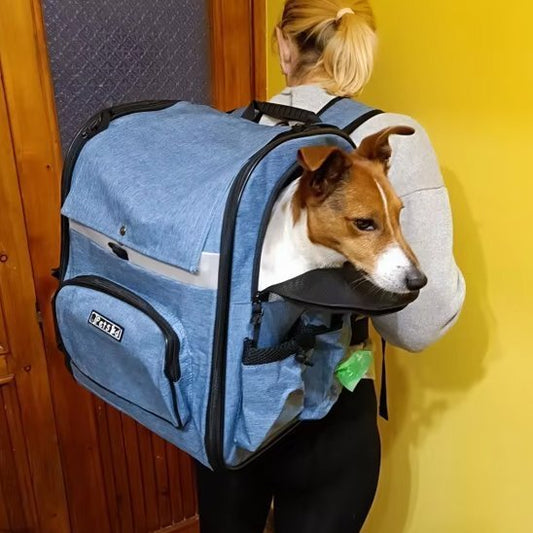 Sac de transport pour chien qui s'ouvre de coté