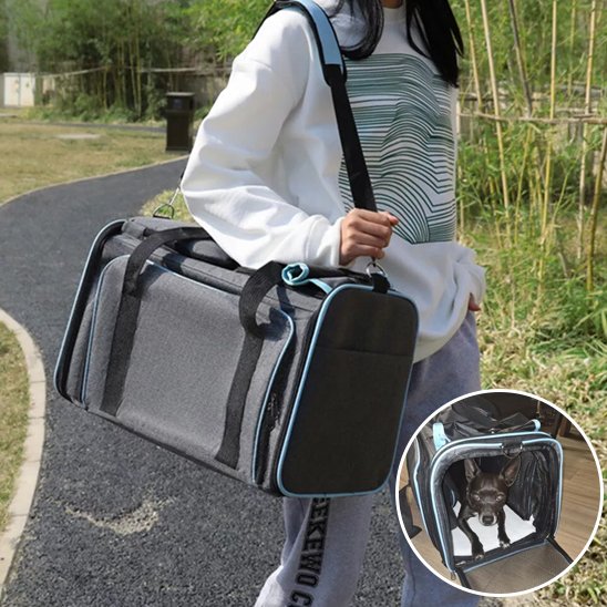 sac pour transport chien structure solide