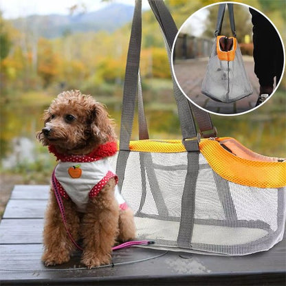 sac pour transporter un chien filet respirant aéré