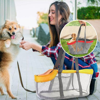 sac pour transporter un chien maille ventilée confort