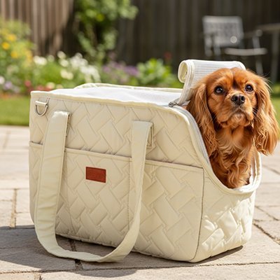 sac transport pour chien promenade ville