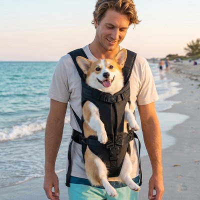 sac transport pour chien sécurisé promenade voyage