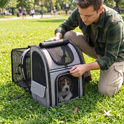 sacs à dos pour chien réglable résistant