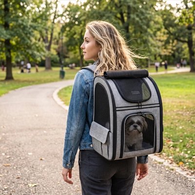 sacs à dos pour chien voyage sécurisé 