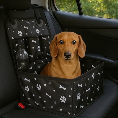 chiot dans un Siege auto chien avec pochettes 