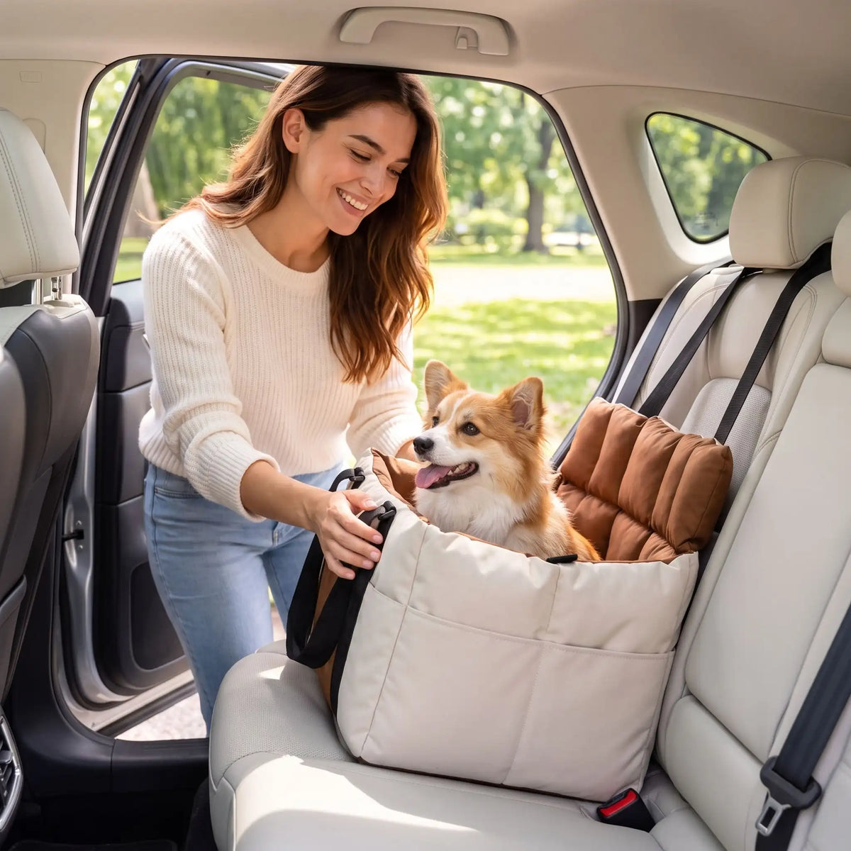 siège auto pour chien de 10 kg transport pratique