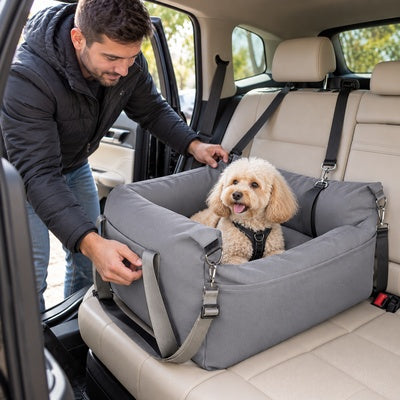 siege voiture pour chien jusqu'a 10 kg fixation sécurisée